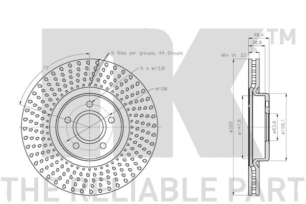 NK 312592 Bremsscheibe