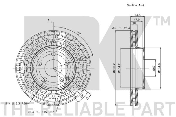 NK 313359 Bremsscheibe