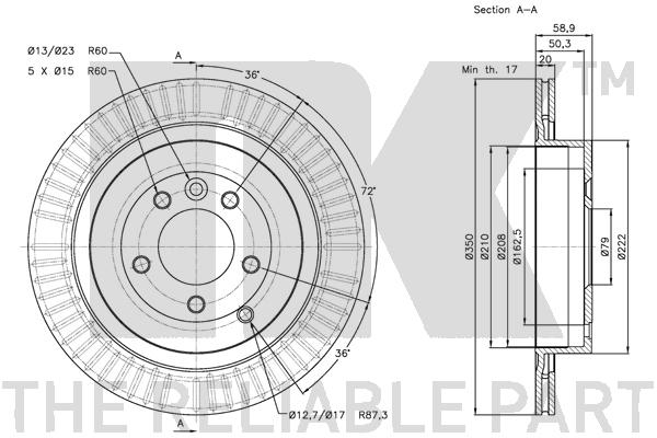 NK 314029 Bremsscheibe