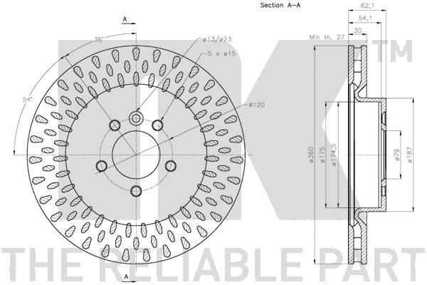 NK 314037 Bremsscheibe