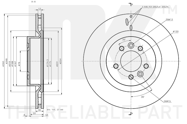 NK 314051 Bremsscheibe
