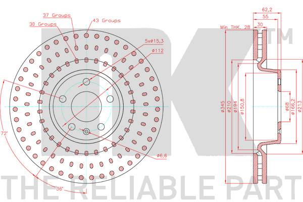 NK 3147169 Bremsscheibe