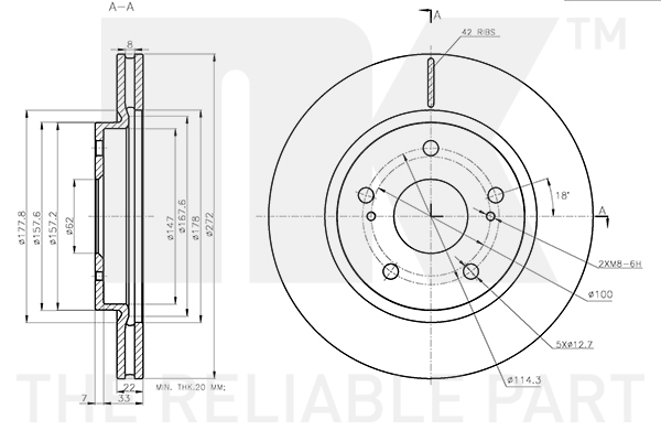 NK 315241 Bremsscheibe