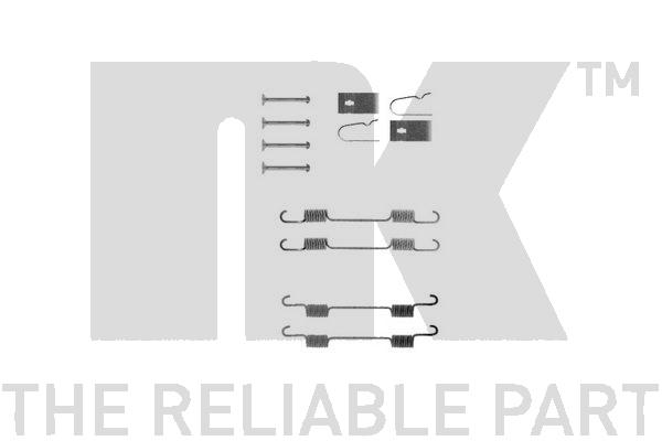 Accessory Kit, parking brake shoes