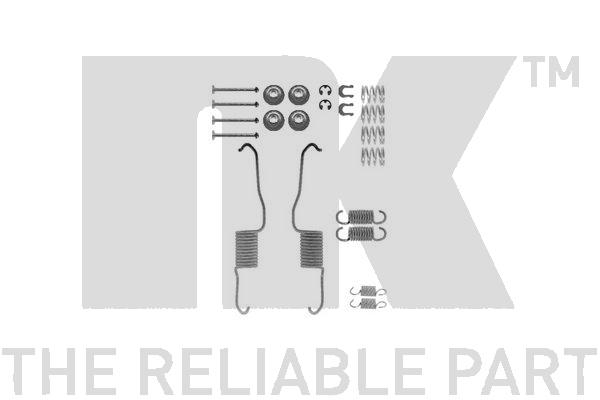 Accessory Kit, parking brake shoes