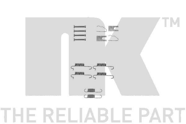 Accessory Kit, parking brake shoes
