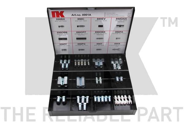 NK 8901A Sortiment, Armaturen