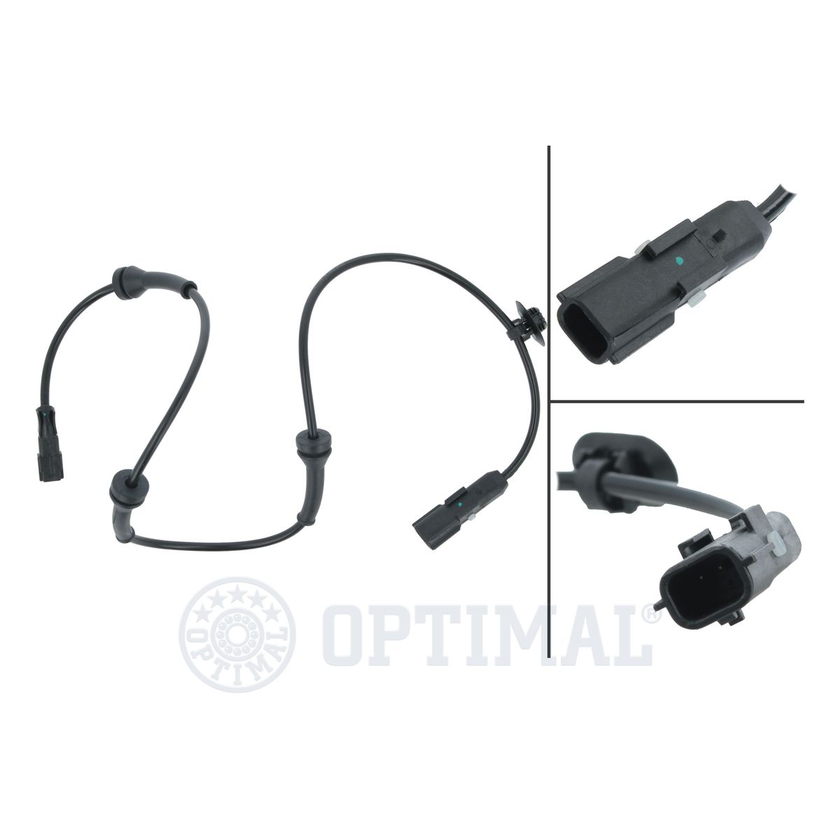 OPTIMAL 06-S371 Sensor, wheel speed Front Axle for RENAULT