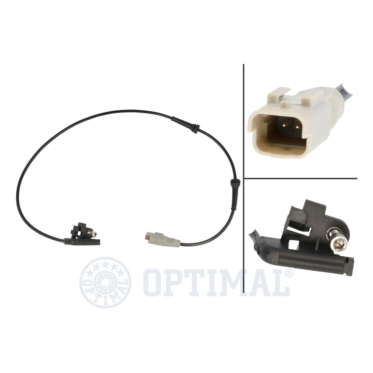 OPTIMAL 06-S734 Sensor, wheel speed Rear Axle Left Rear Axle Right for CITROËN DS PEUGEOT