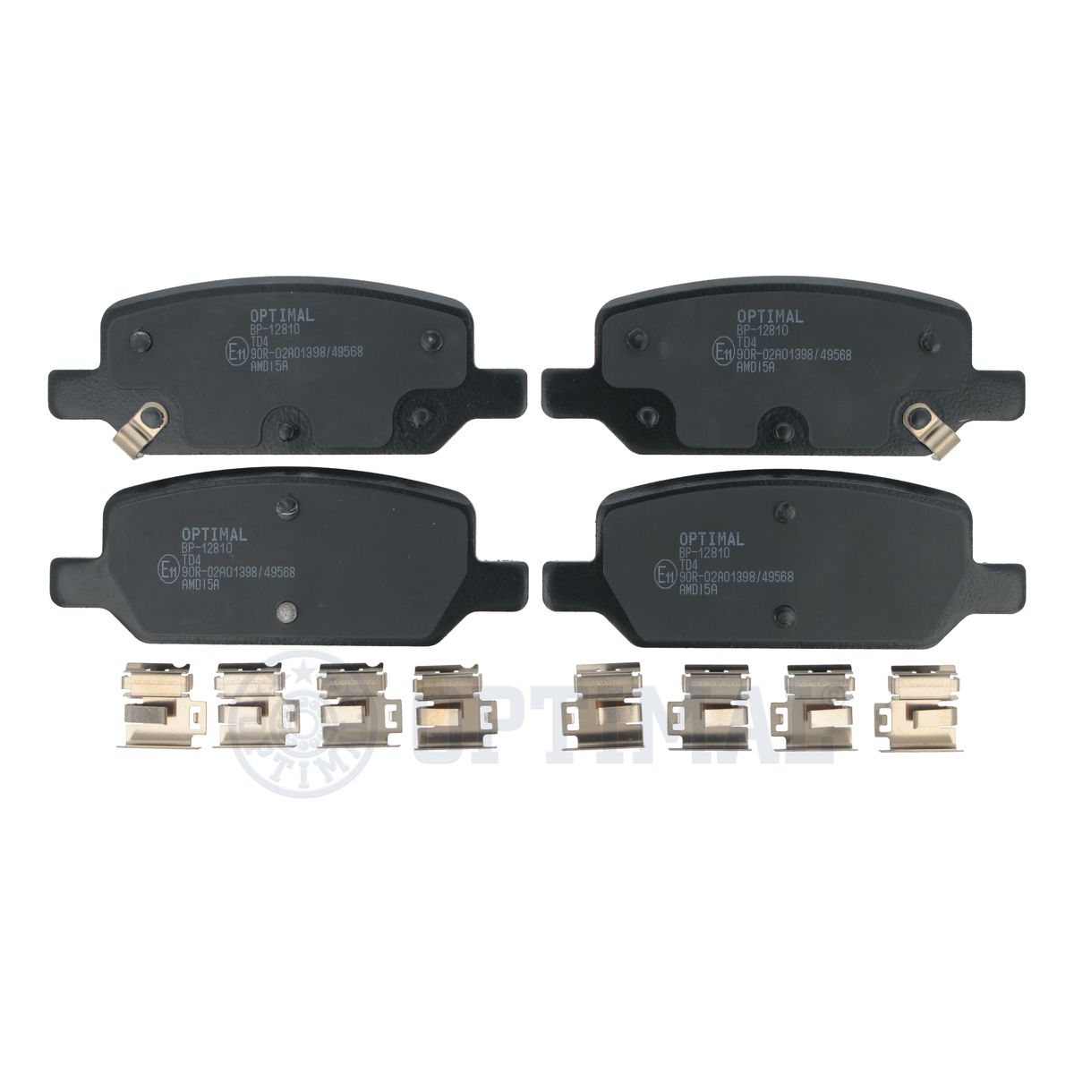 OPTIMAL BP-12810 Brake Pad Set, disc brake