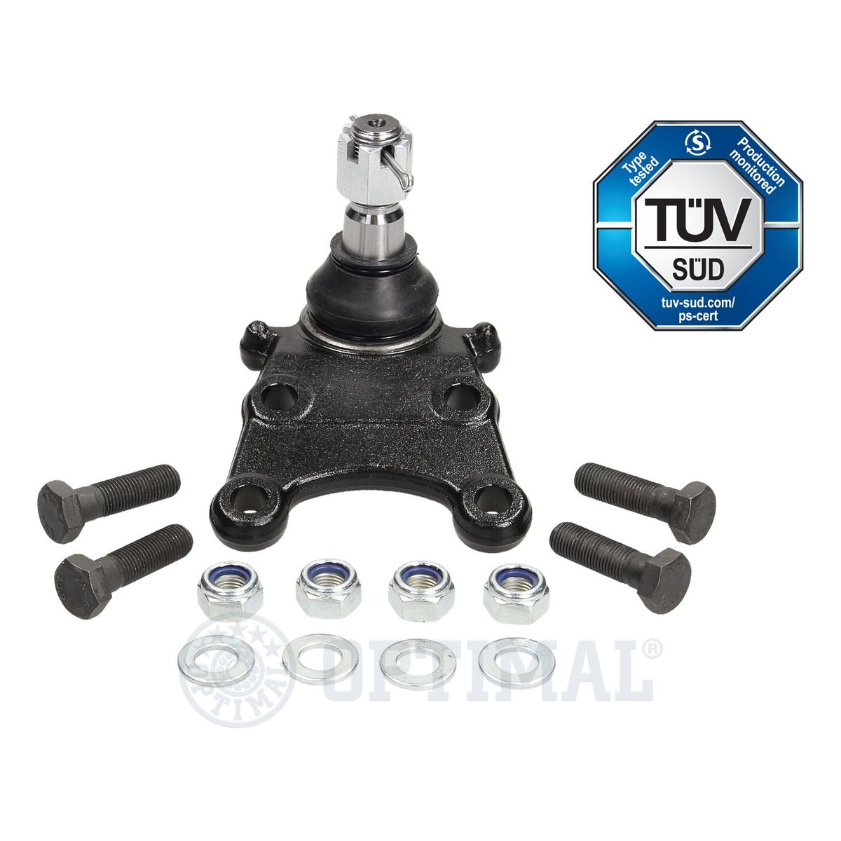 OPTIMAL G3-222 Άρθρωση υποστήριξης Mπροστινός άξονας δεξιά κάτω Μπροστινός άξονας αριστερά for ISUZU OPEL VAUXHALL