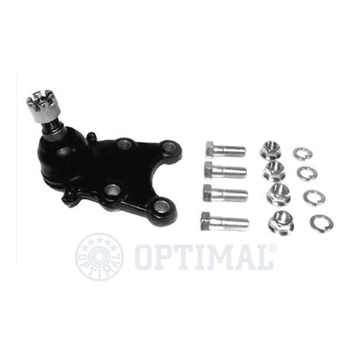 OPTIMAL G3-898 Άρθρωση υποστήριξης Mπροστινός άξονας δεξιά κάτω Μπροστινός άξονας αριστερά for ISUZU