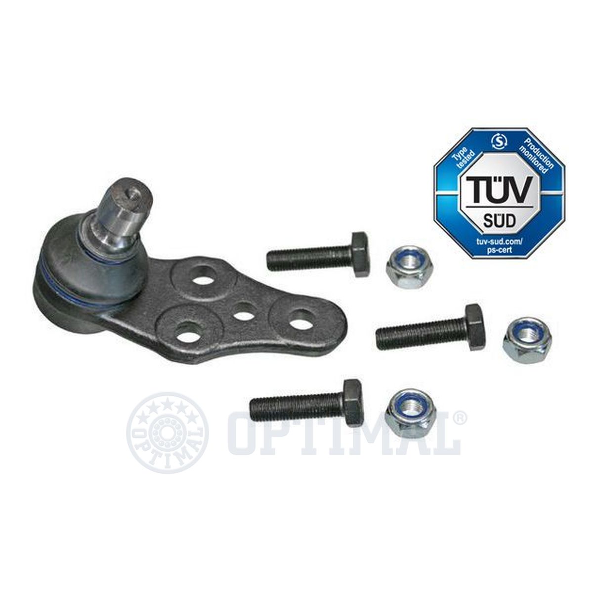 OPTIMAL G3-995 Άρθρωση υποστήριξης Mπροστινός άξονας δεξιά Μπροστινός άξονας αριστερά for CHEVROLET DAEWOO