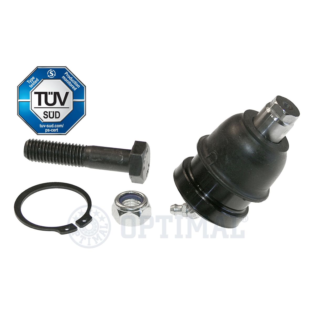 OPTIMAL G3-996 Άρθρωση υποστήριξης Mπροστινός άξονας δεξιά κάτω Μπροστινός άξονας αριστερά for CHRYSLER DODGE