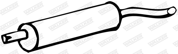 WALKER 01366 Rear Muffler