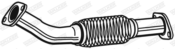 WALKER 07791 Výfukové potrubie