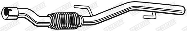 WALKER 10461 Výfukové potrubie