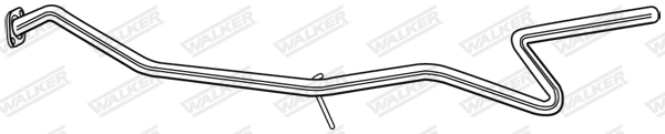 WALKER 10620 Výfukové potrubie