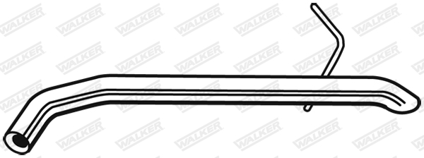 WALKER 10631 Výfukové potrubie