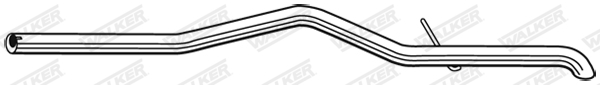 WALKER 10673 Výfukové potrubie