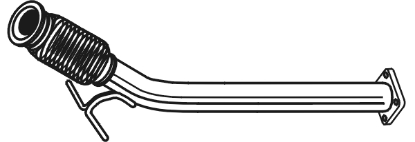 WALKER 10974 Eksosrør