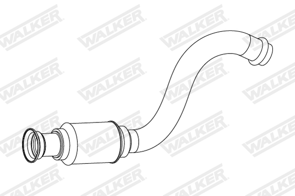 WALKER 10983 Eksosrør