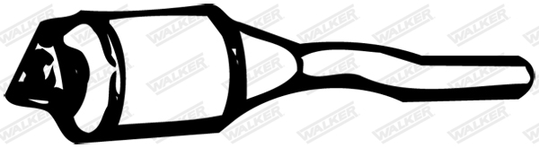 WALKER 13002 Front Muffler