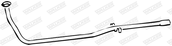 WALKER 13264 Σωλήνας εξάτμισης