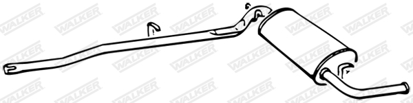 WALKER 13265 Πίσω σιλανσιέ