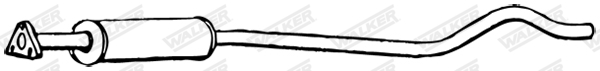 WALKER 13647 Μεσαίο σιλανσιέ