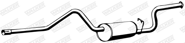 WALKER 13822 Πίσω σιλανσιέ