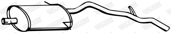 WALKER 14188 Μεσαίο σιλανσιέ