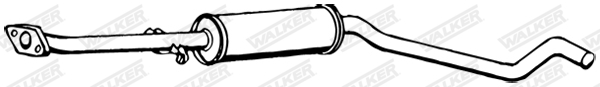 WALKER 14530 Μεσαίο σιλανσιέ