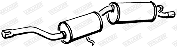 WALKER 14964 Πίσω σιλανσιέ