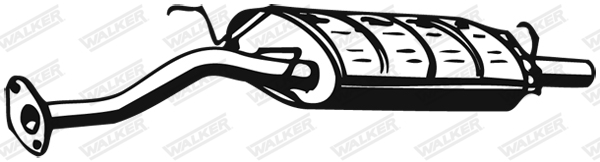 WALKER 15134 Πίσω σιλανσιέ
