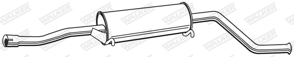 WALKER 15412 Μεσαίο σιλανσιέ