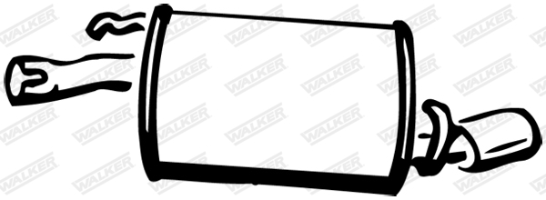 WALKER 15470 Πίσω σιλανσιέ
