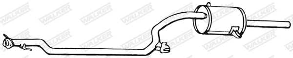 WALKER 16934 Πίσω σιλανσιέ