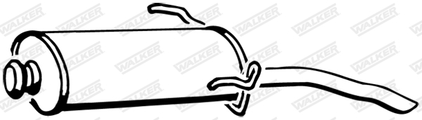 WALKER 17182 Πίσω σιλανσιέ