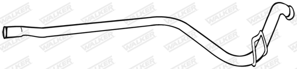 WALKER 17400 Σωλήνας εξάτμισης