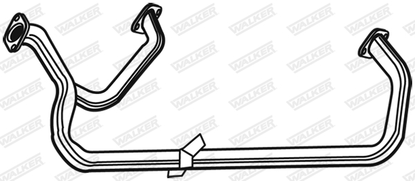 WALKER 17452 Σωλήνας εξάτμισης