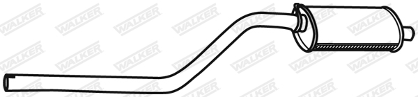 WALKER 17590 Μεσαίο σιλανσιέ