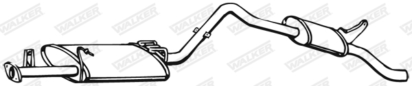 WALKER 17968 Πίσω σιλανσιέ
