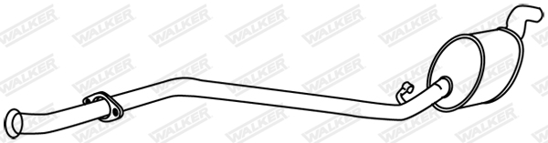 WALKER 19080 Μεσαίο σιλανσιέ