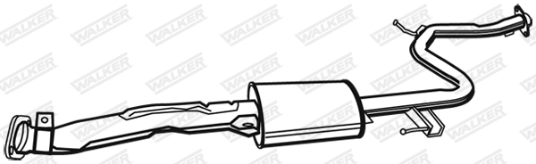 WALKER 21120 Μεσαίο σιλανσιέ