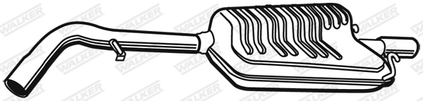 WALKER 21315 Πίσω σιλανσιέ