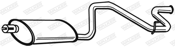 WALKER 21337 Πίσω σιλανσιέ