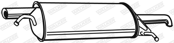 WALKER 21562 Πίσω σιλανσιέ