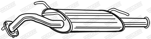 WALKER 21769 Πίσω σιλανσιέ