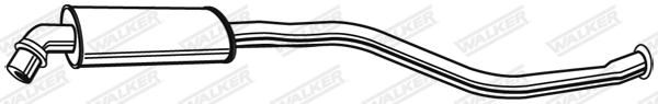 WALKER 21869 Μεσαίο σιλανσιέ